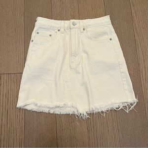 Ksubi white jean skirt size 25
